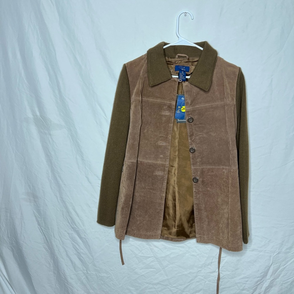 Nygard Collection genuine suede leather jacket
